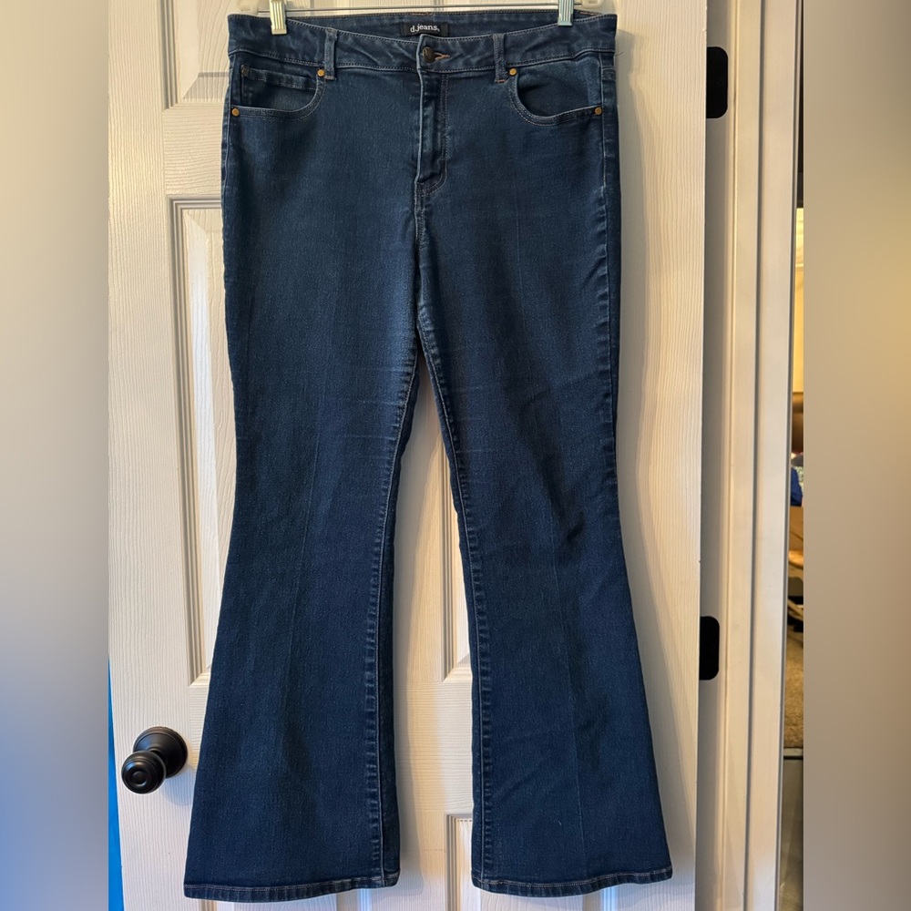 D. Jeans Women’s Size 16 Dark Blue Flare Jeans